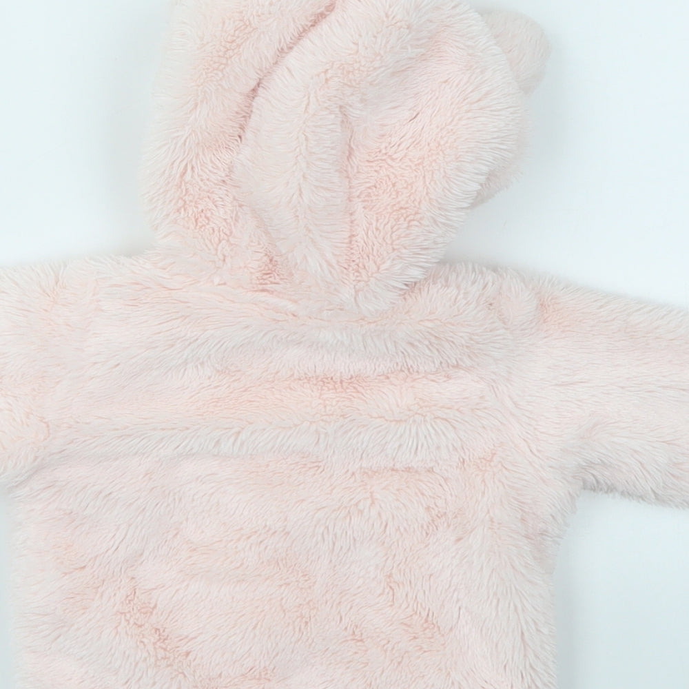 Debenhams Girls Pink   Jacket Coat Size 3-6 Months