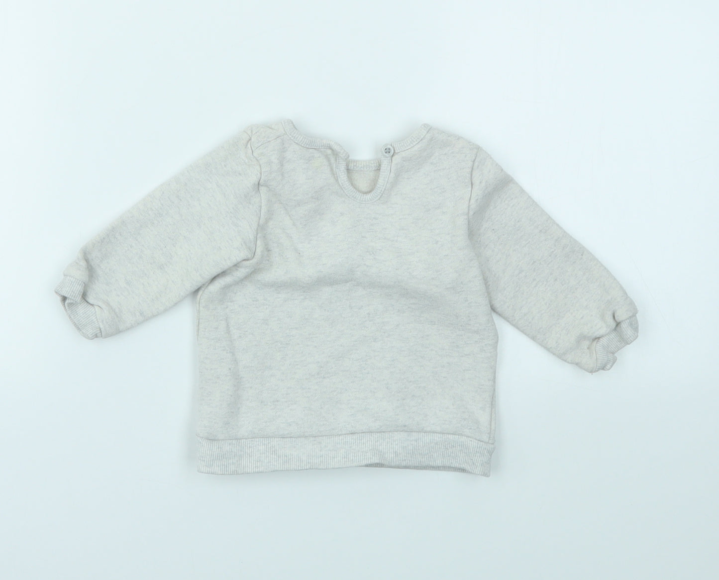 George Girls Grey   Pullover Jumper Size 6-9 Months