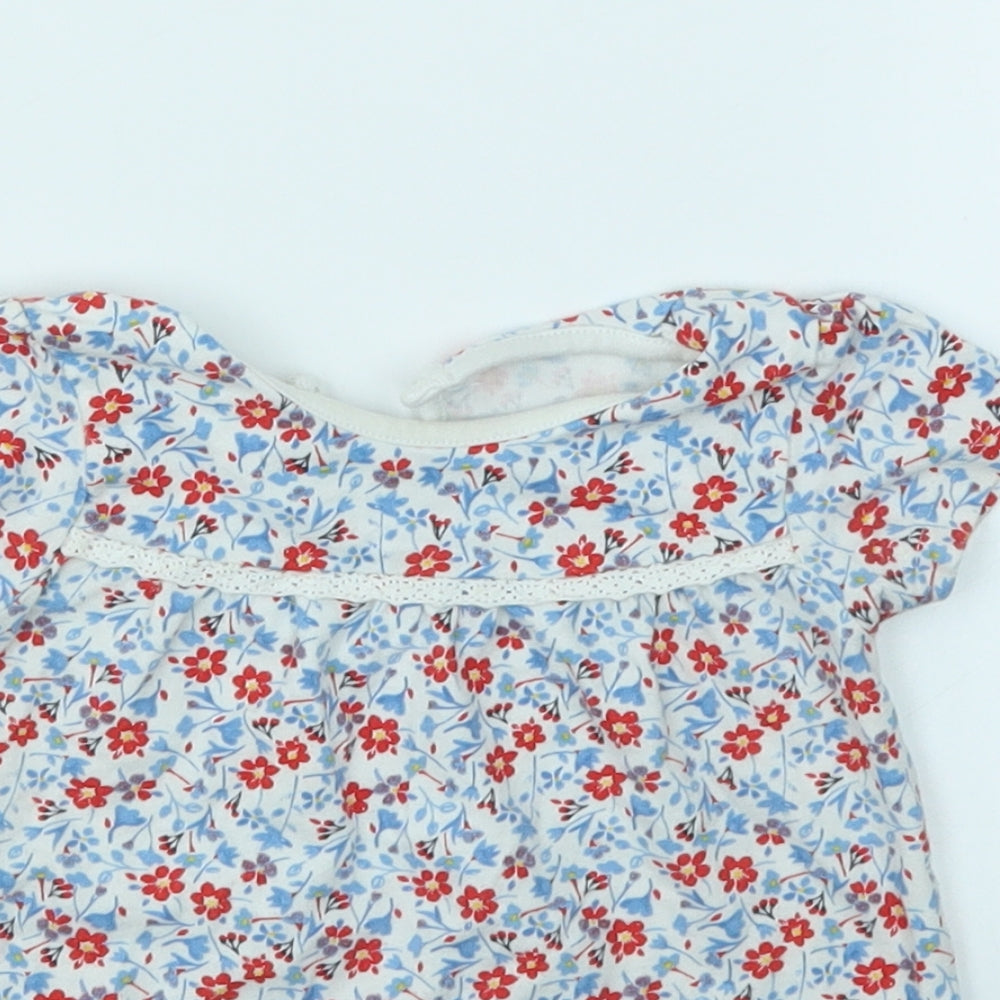 George  Multicoloured Floral  Basic T-Shirt Size 9-12 Months