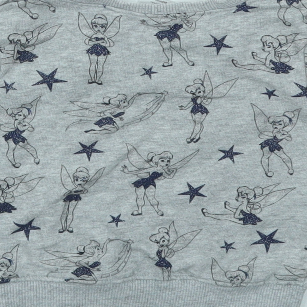 NEXT Girls Grey Geometric  Pullover Jumper Size 3-6 Months