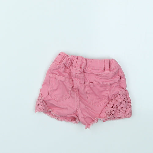 BABY GILR Girls Pink   Capri Jeans Size 9-12 Months