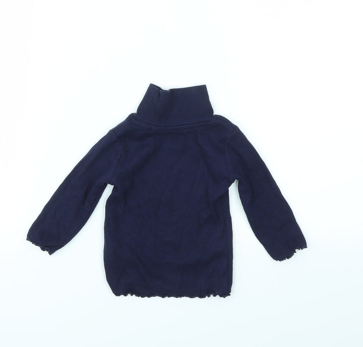 NEXT Girls Blue Basic T-Shirt Size 3-6 Months