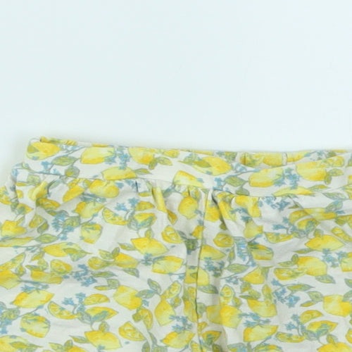 NEXT Girls Multicoloured Geometric  Capri Trousers Size 9-12 Months