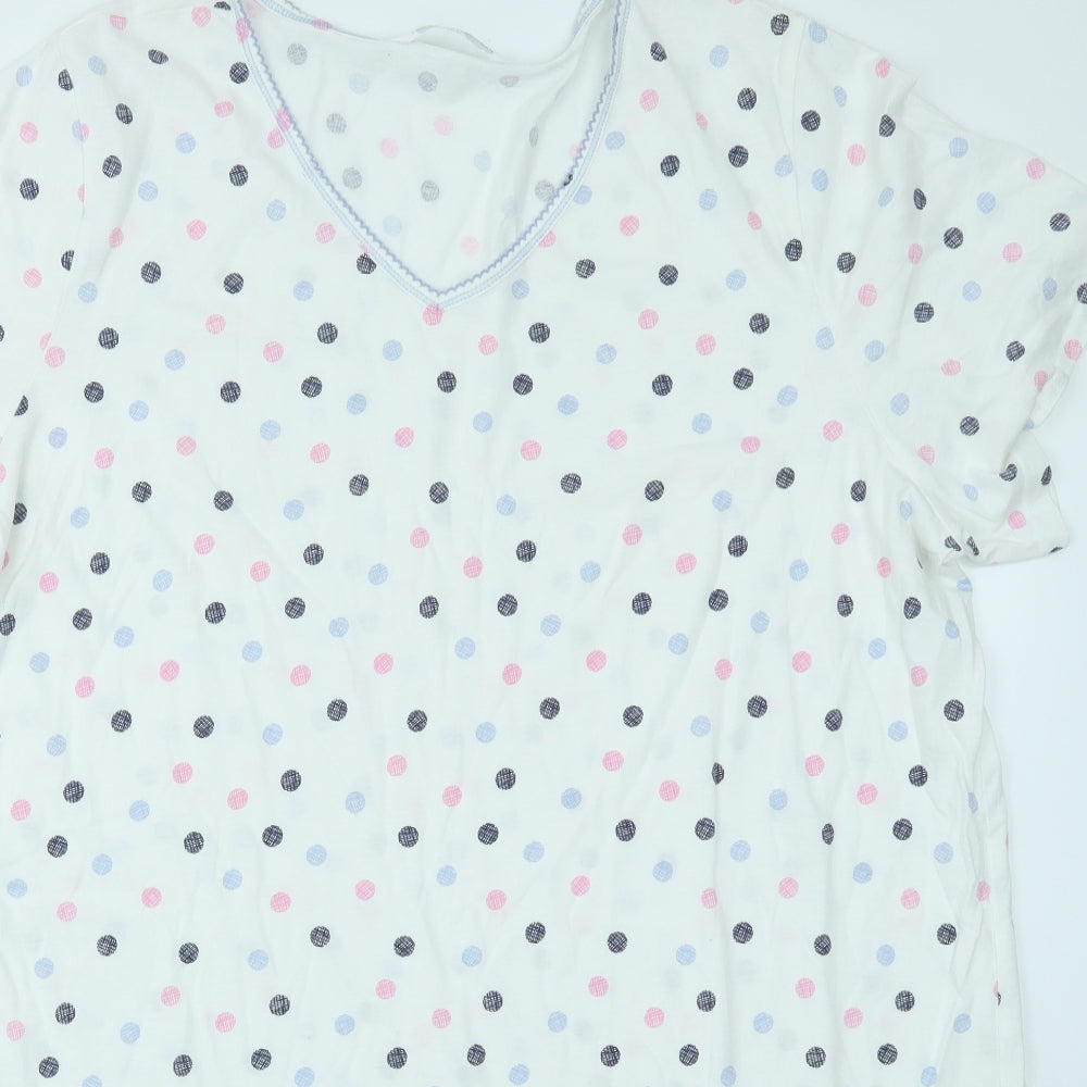 Bonmarché Womens Multicoloured Polka Dot  Top Dress Size 24