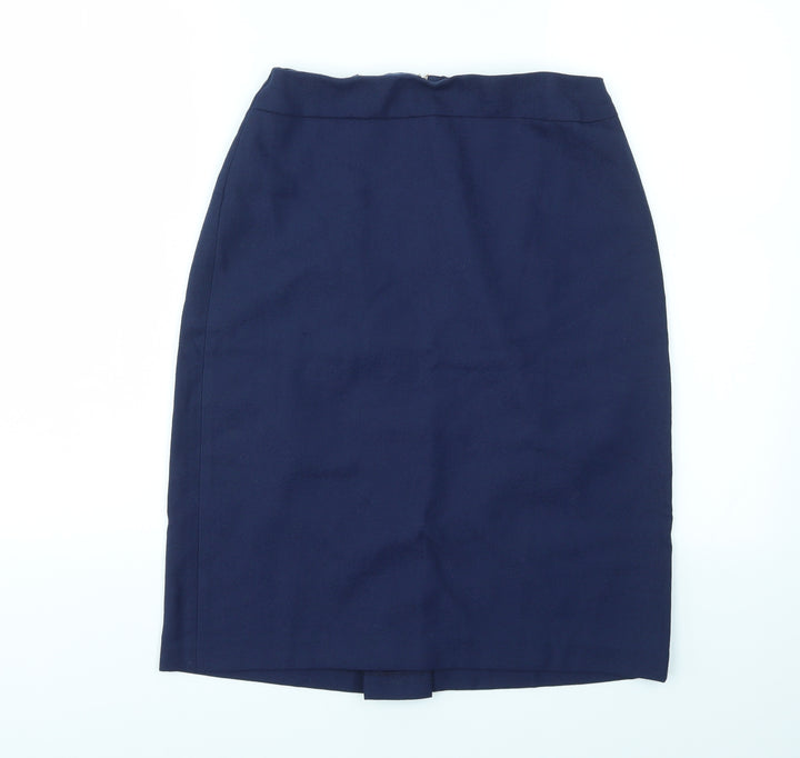 PIERRE ELEGANTE Womens Blue Flare Skirt Size 14