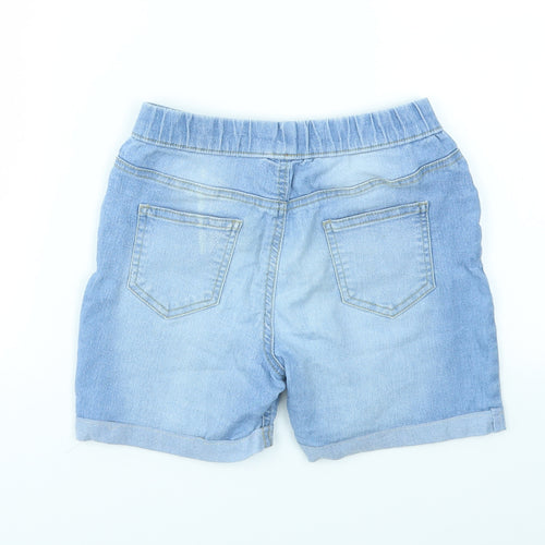 DENIM&CO Girls Blue   Cut-Off Shorts Size 9-10 Years