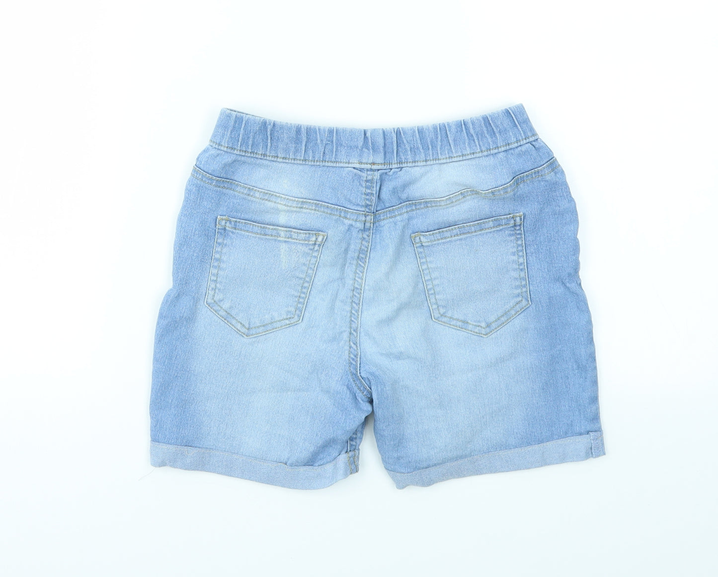 DENIM&CO Girls Blue   Cut-Off Shorts Size 9-10 Years