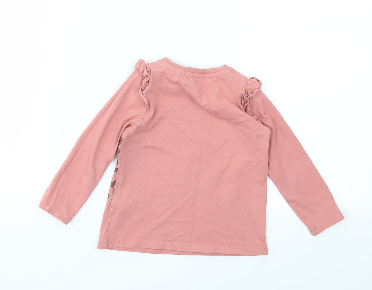 Angel Girls Pink   Basic T-Shirt Size 12-18 Months