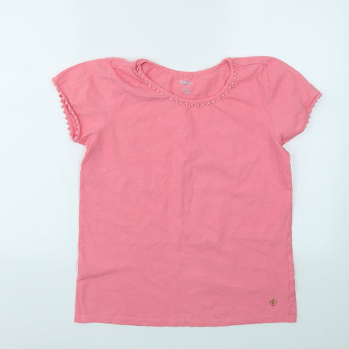Hatley Womens Pink   Basic T-Shirt Size XS