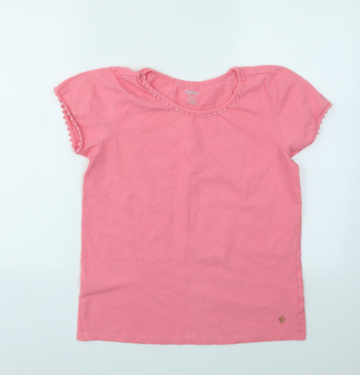 Hatley Womens Pink Basic T-Shirt Size XS