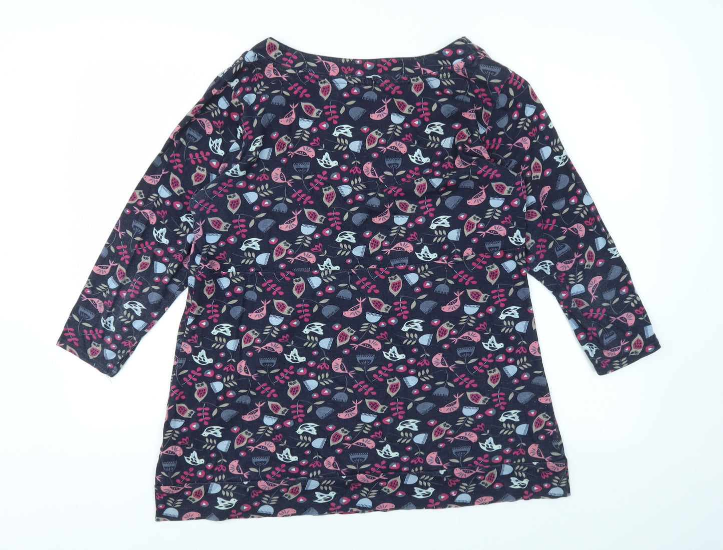 Debenhams Womens Multicoloured Animal Print  Basic T-Shirt Size 16