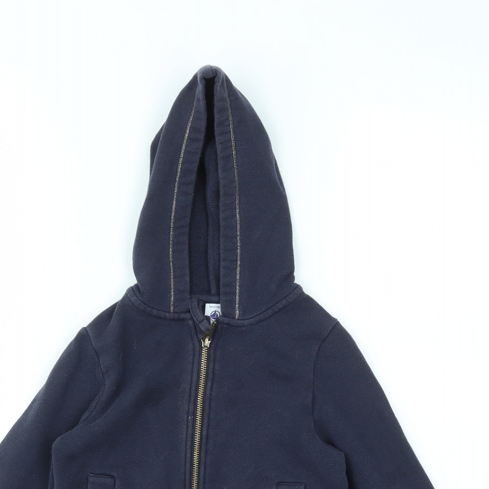 Preworn Girls Blue   Full Zip Jumper Size 8-9 Years