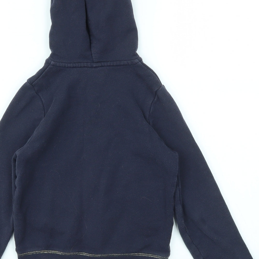 Preworn Girls Blue   Full Zip Jumper Size 8-9 Years