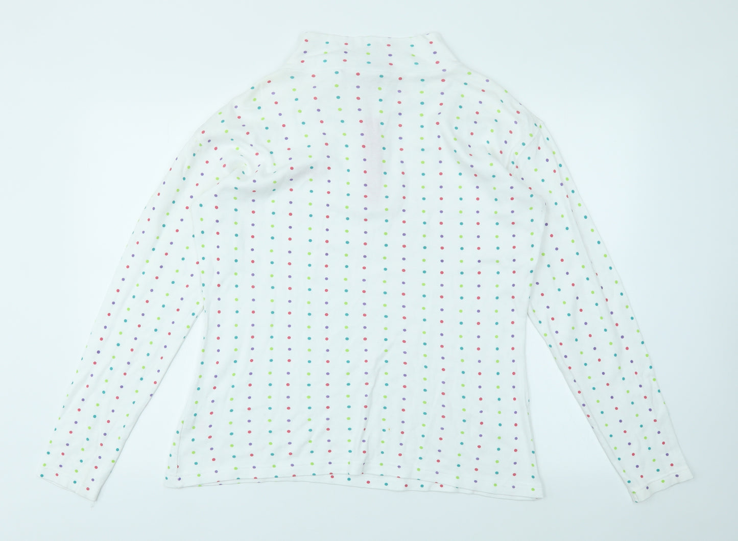 Tresspass Womens Multicoloured Polka Dot  Pullover Jumper Size 2XL