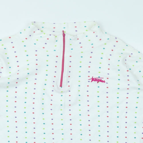 Tresspass Womens Multicoloured Polka Dot  Pullover Jumper Size 2XL