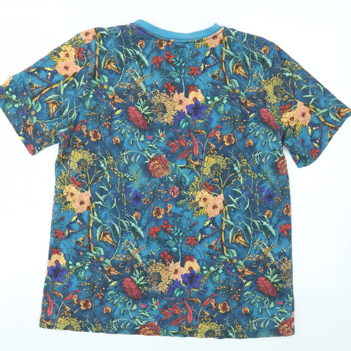 Finisterre Womens Multicoloured Floral  Basic T-Shirt Size 8