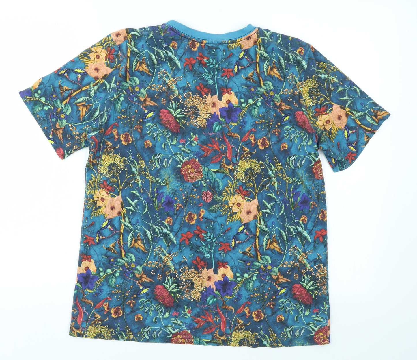 Finisterre Womens Multicoloured Floral  Basic T-Shirt Size 8