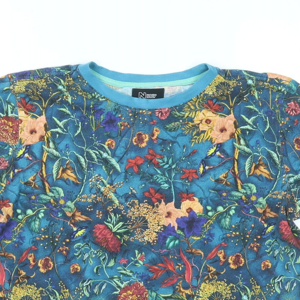 Finisterre Womens Multicoloured Floral  Basic T-Shirt Size 8