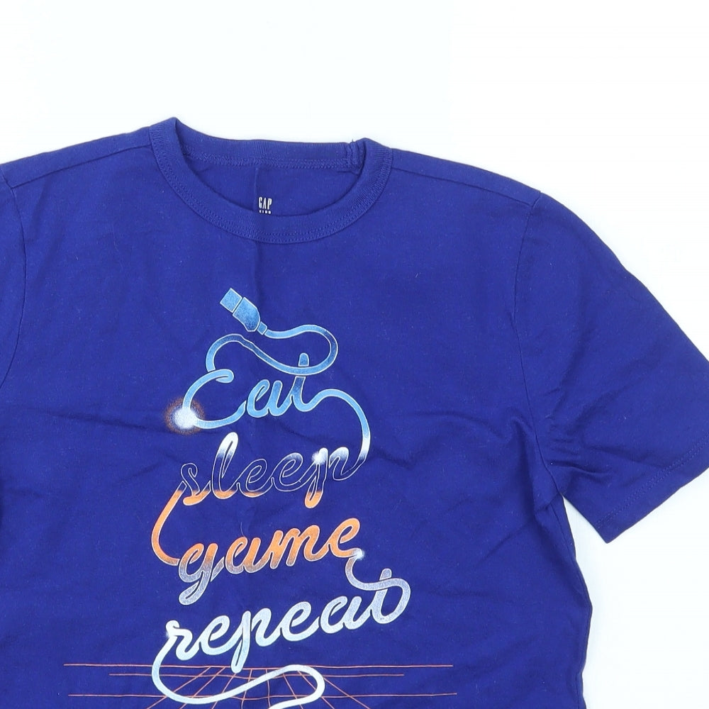 Gap Boys Blue   Basic T-Shirt Size L