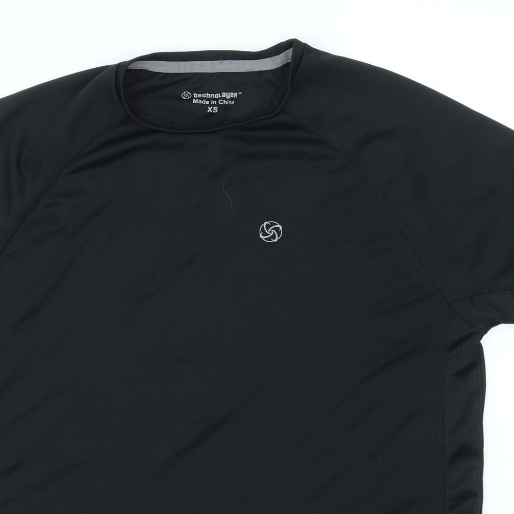 Preworn Mens Black    T-Shirt Size XS