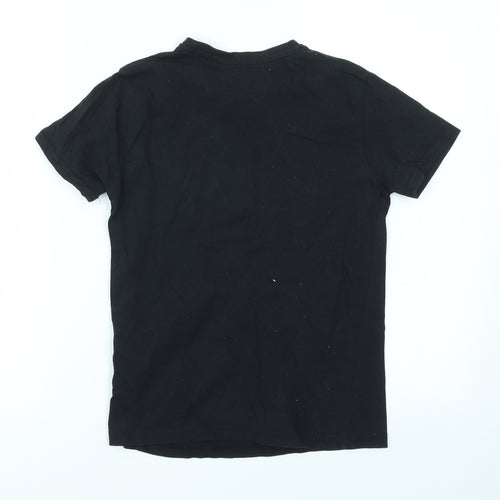 Primark Boys Black   Basic T-Shirt Size 9-10 Years