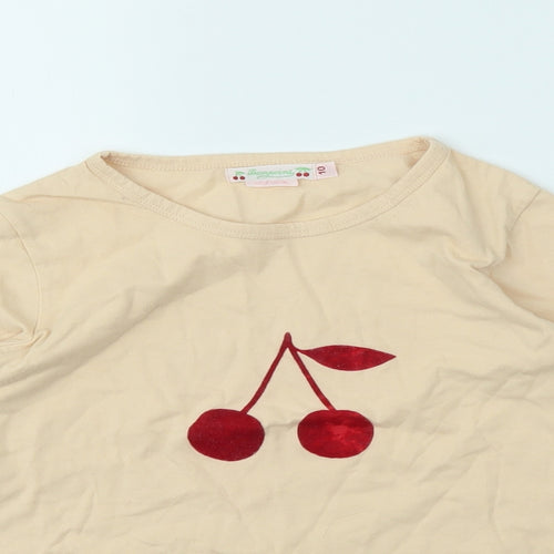 BORYOINT Girls Orange   Basic T-Shirt Size S