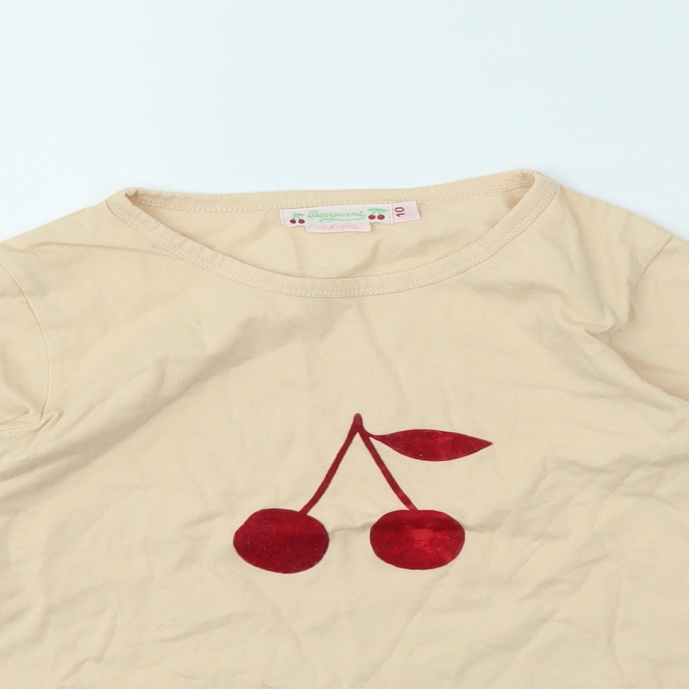 BORYOINT Girls Orange   Basic T-Shirt Size S