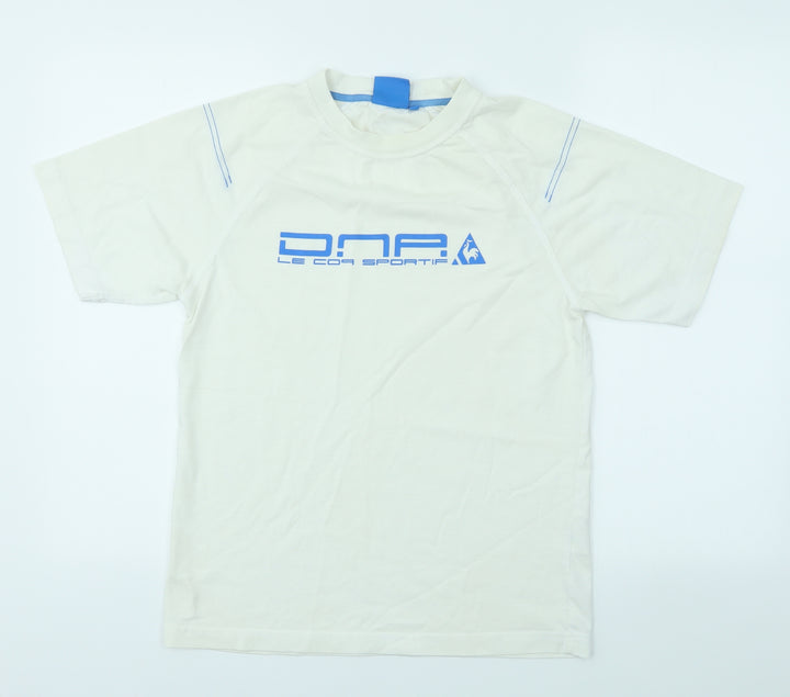 LE COQ SPORTLIF Boys Silver   Basic T-Shirt Size L