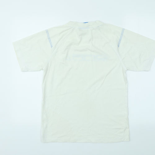 LE COQ SPORTLIF Boys Silver   Basic T-Shirt Size L