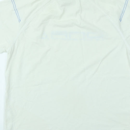 LE COQ SPORTLIF Boys Silver   Basic T-Shirt Size L