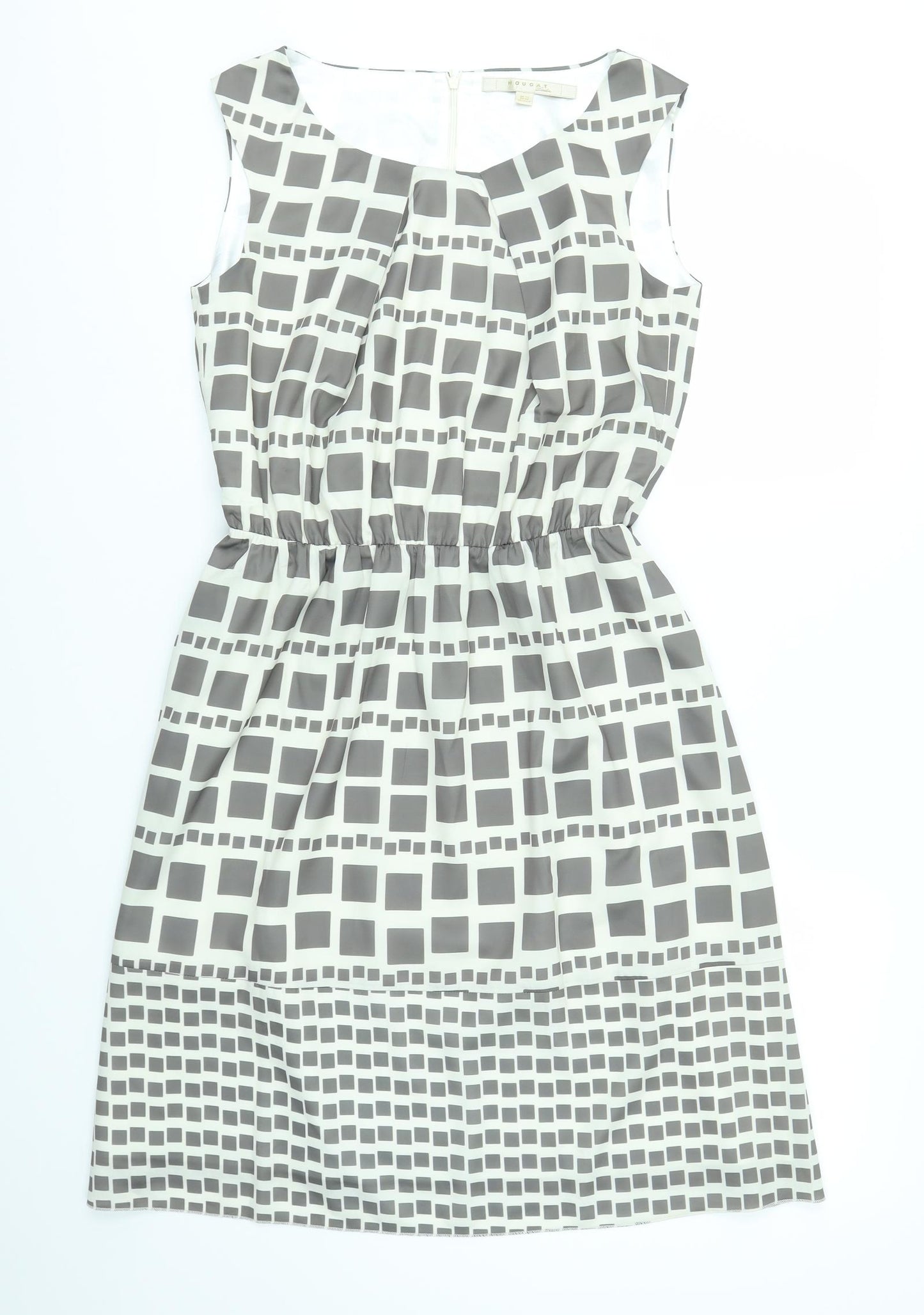 Nougat Womens Multicoloured Geometric  Fit & Flare  Size 12