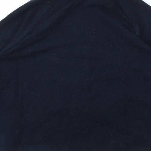 M&S Womens Blue   Full Zip Jumper Size 14