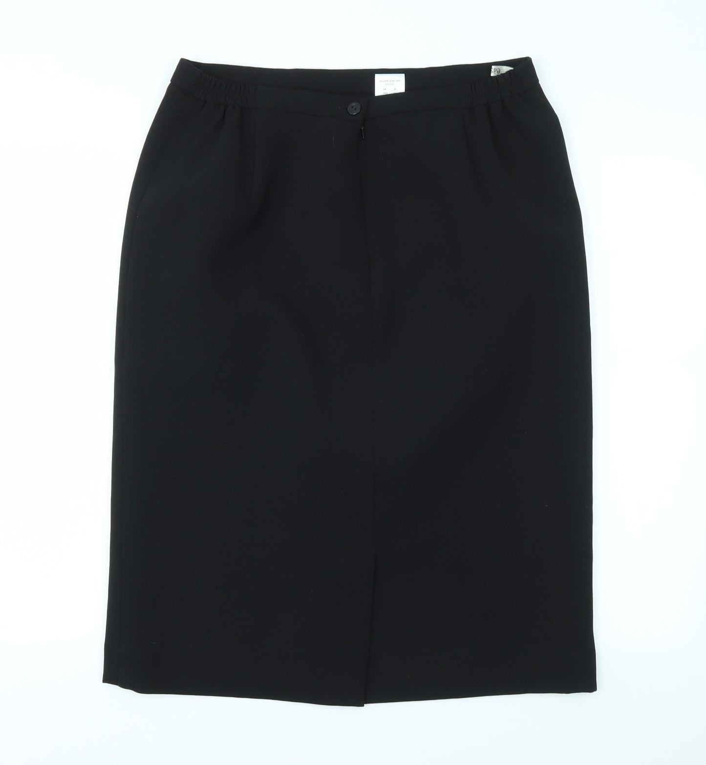 Eastex Womens Black   A-Line Skirt Size 16  - stretch waistband