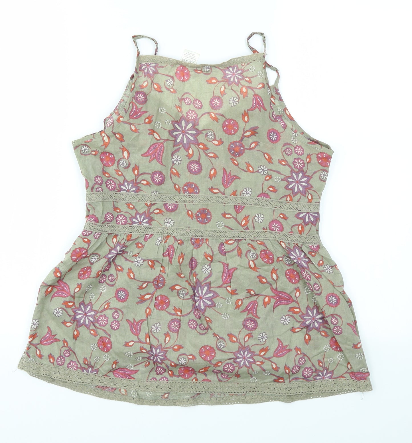 Active Wear Womens Multicoloured Floral  Basic Blouse Size 10