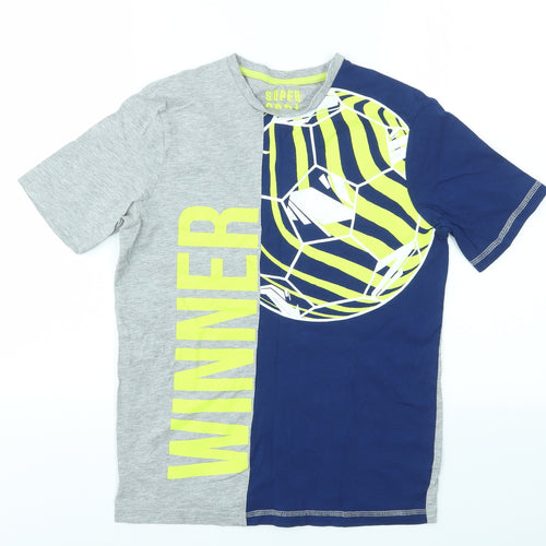 F&F Boys Multicoloured   Basic T-Shirt Size 9-10 Years