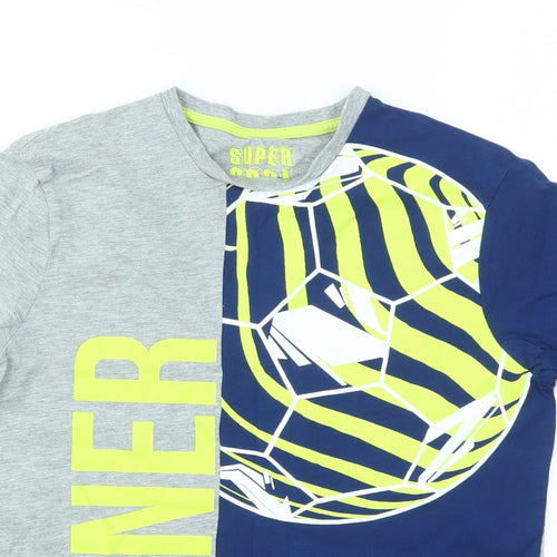 F&F Boys Multicoloured   Basic T-Shirt Size 9-10 Years