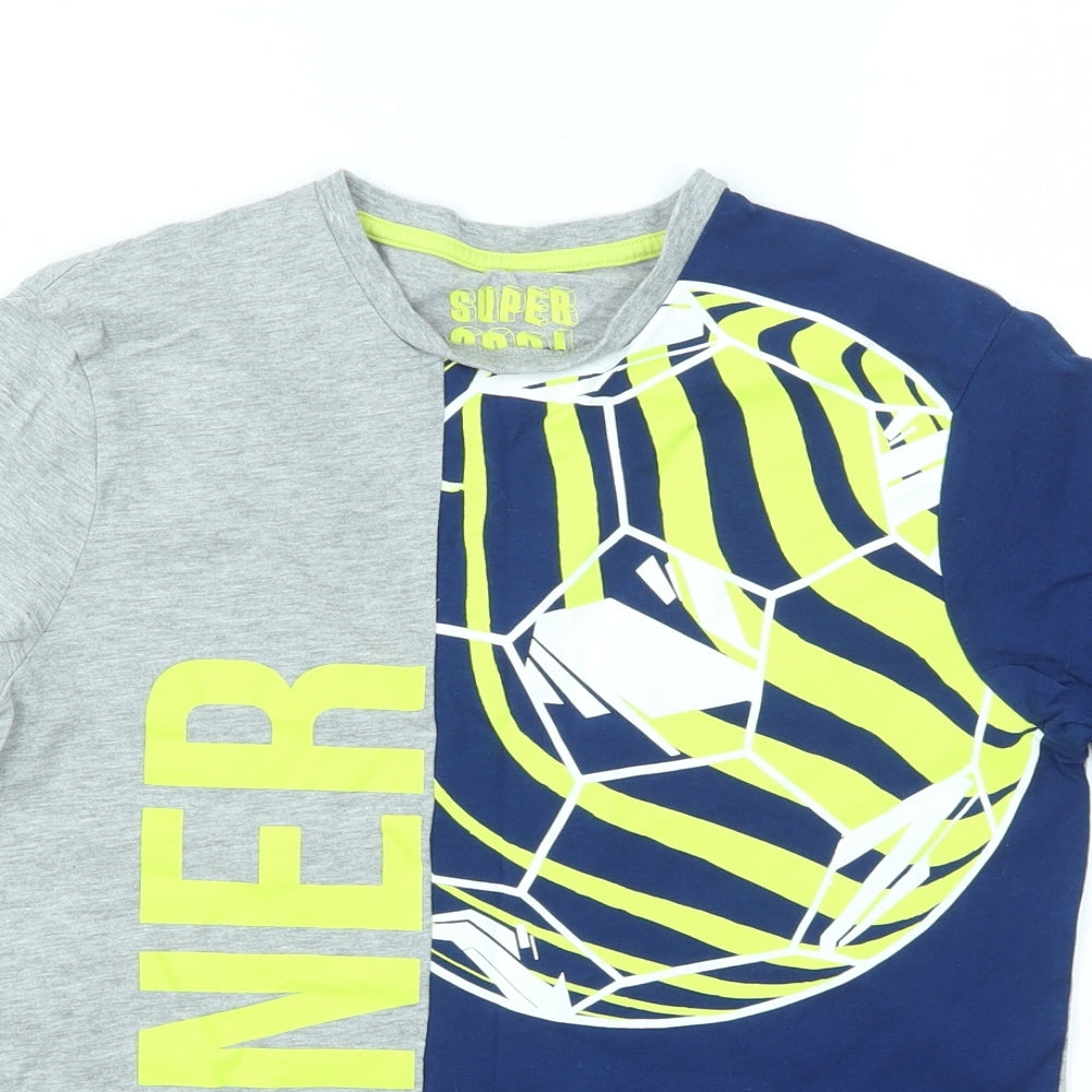 F&F Boys Multicoloured   Basic T-Shirt Size 9-10 Years