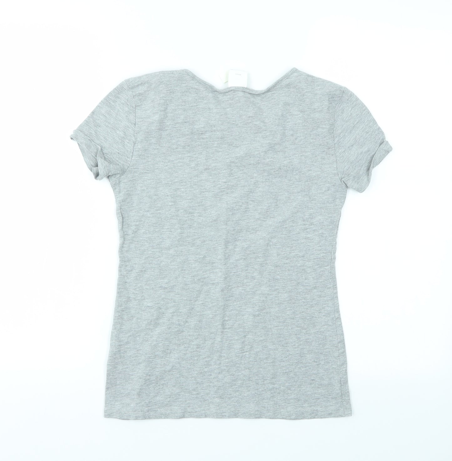 H&M Womens Grey   Basic T-Shirt Size S