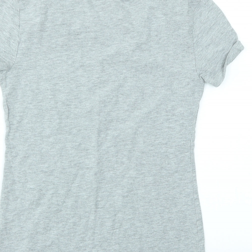 H&M Womens Grey   Basic T-Shirt Size S