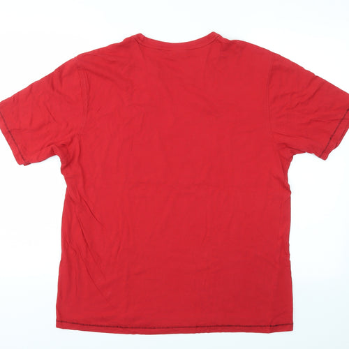 George Mens Red    T-Shirt Size M