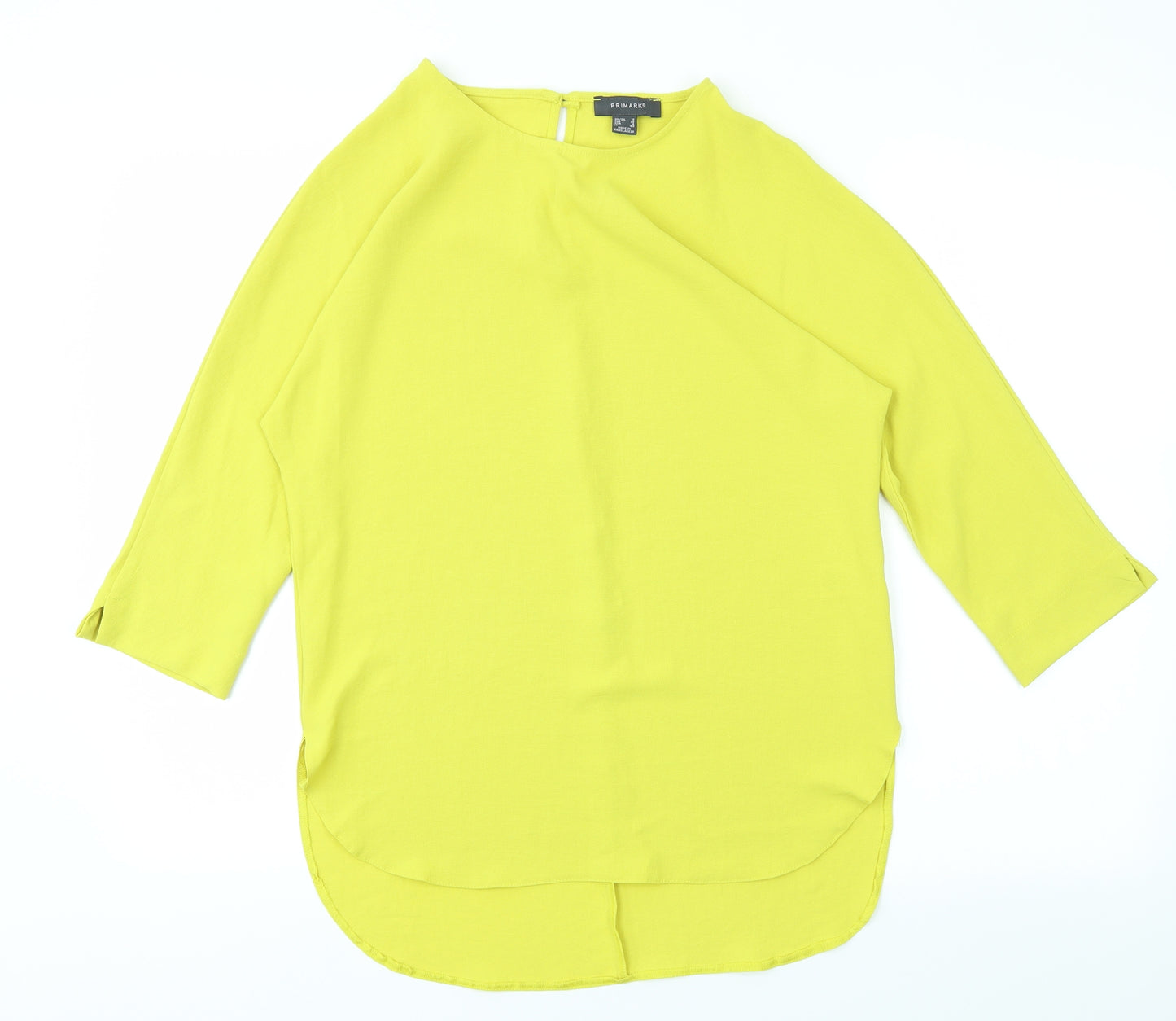 Primark Womens Yellow   Basic Blouse Size 8