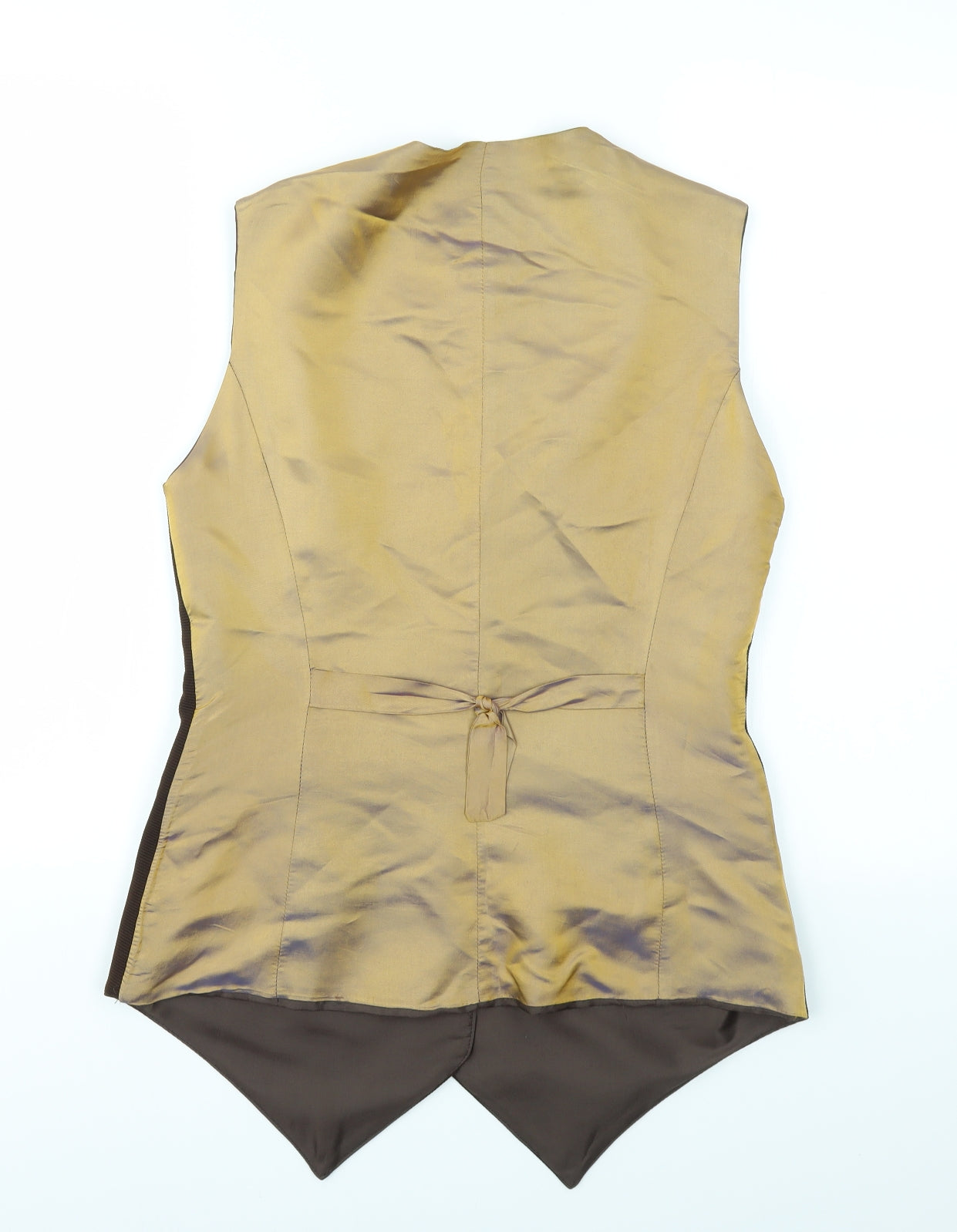 PINEPPLE Womens Brown   Jacket Suit Waistcoat Size 10