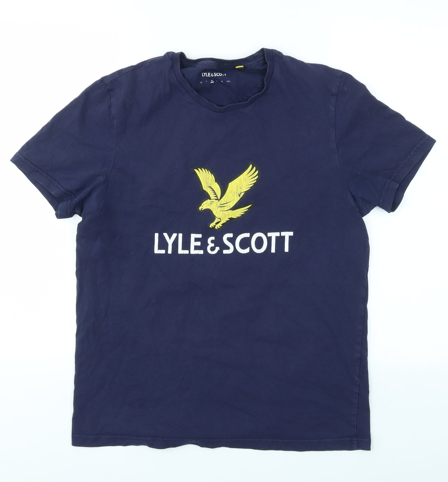Lyle & Scott Mens Blue    T-Shirt Size M