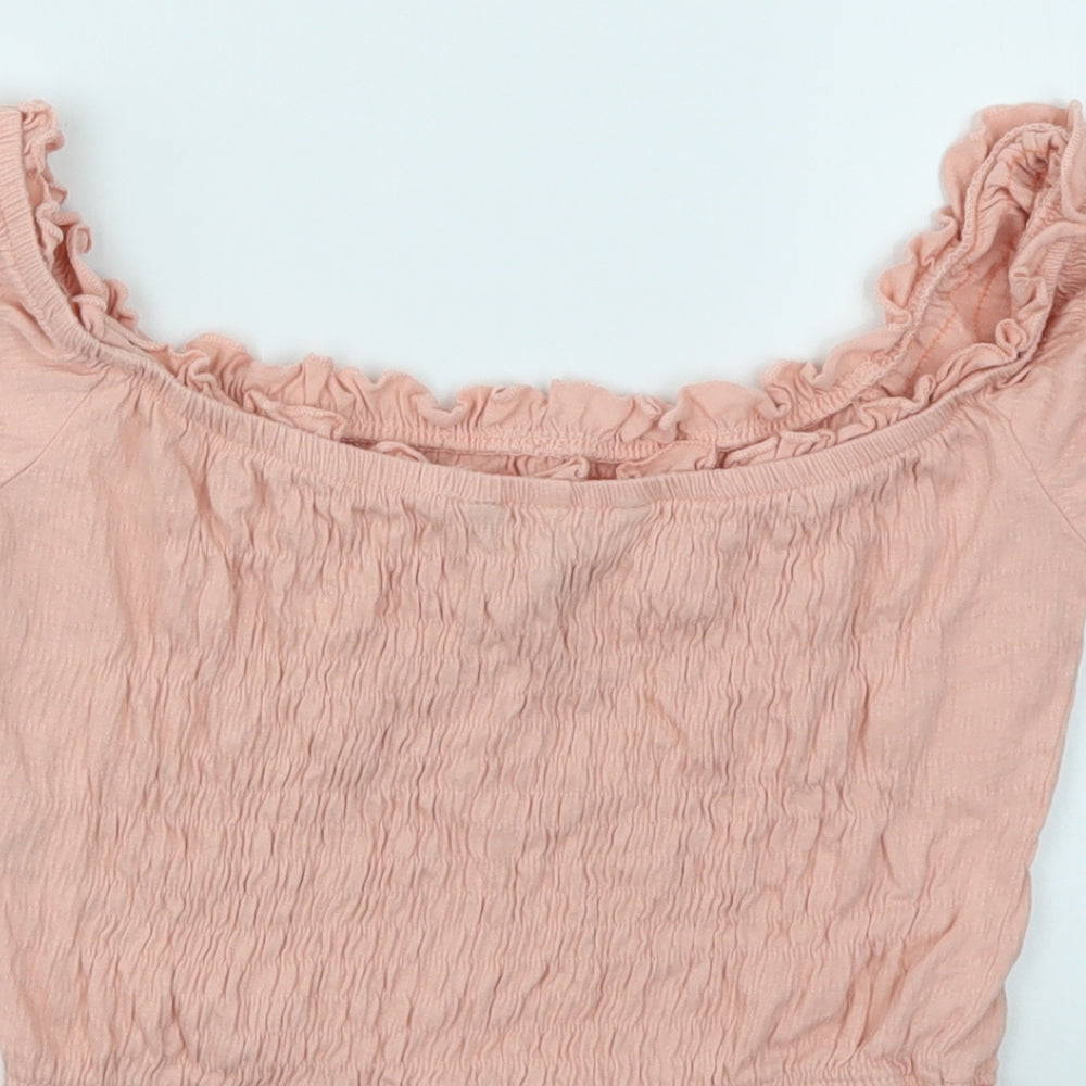 NEW LOOK  Womens Pink   Basic T-Shirt Size 8