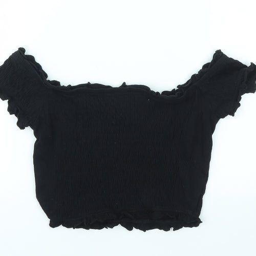 New Look Womens Black   Basic T-Shirt Size 8