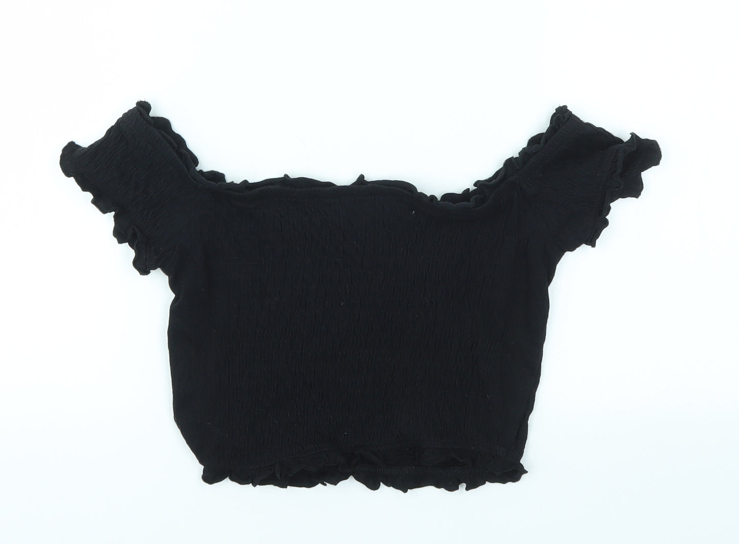 New Look Womens Black   Basic T-Shirt Size 8