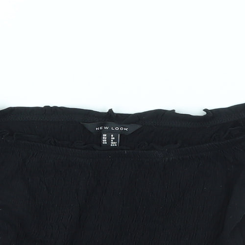 New Look Womens Black   Basic T-Shirt Size 8