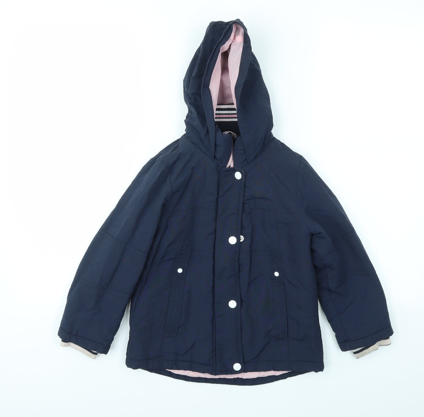 NEXT Girls Blue   Basic Coat Coat Size 5 Years