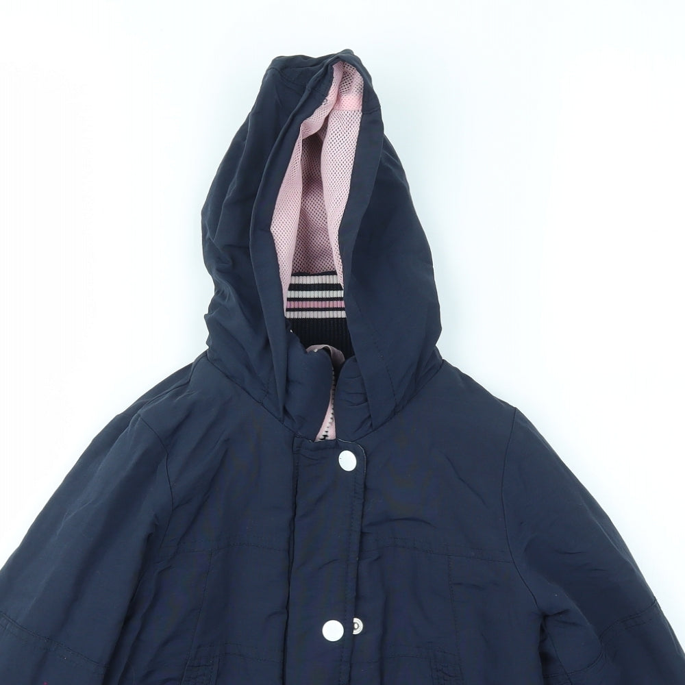 NEXT Girls Blue   Basic Coat Coat Size 5 Years