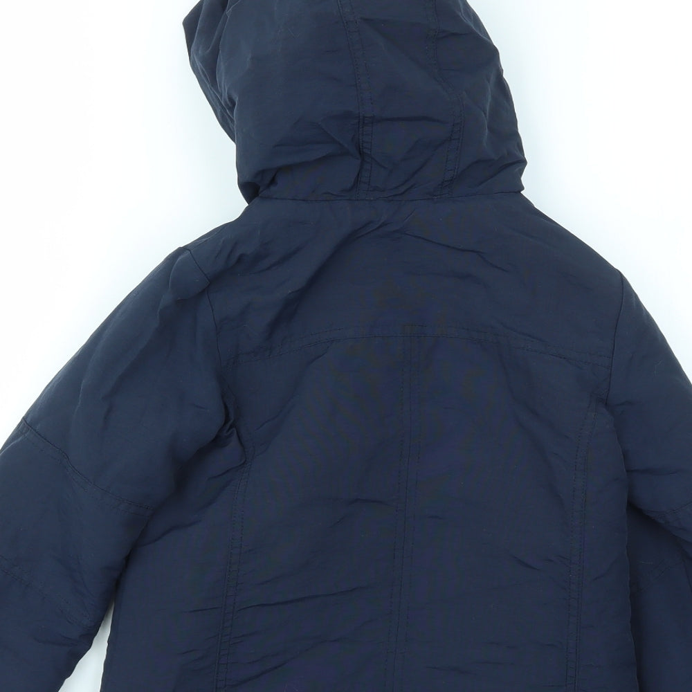 NEXT Girls Blue   Basic Coat Coat Size 5 Years
